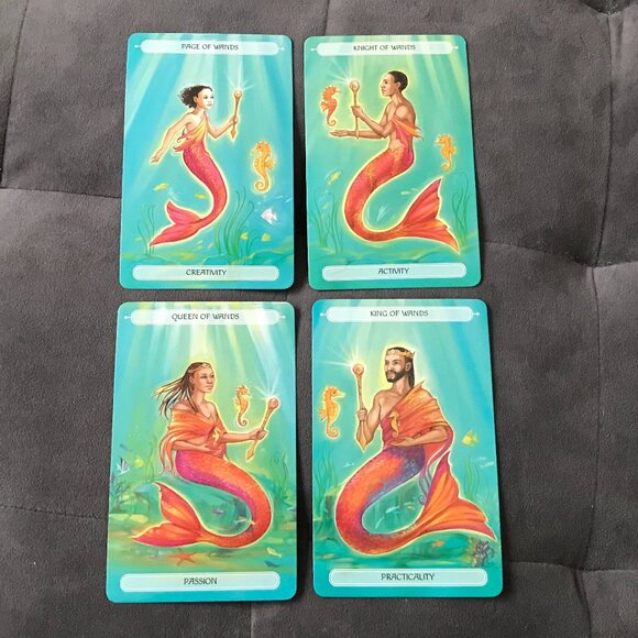 Oceanic Tarot NEW Jayne Wallace Mermaids - Picture 5 of 8